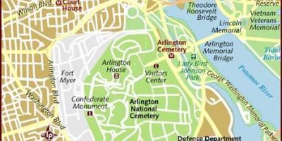 Bản đồ của arlington washington dc