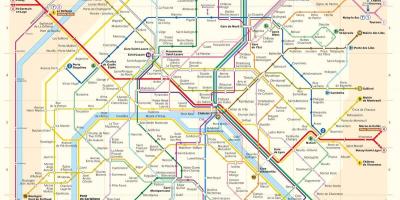 Washington dc tàu điện ngầm bản đồ bằng đường phố