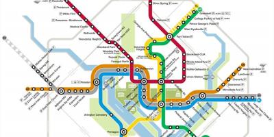 Metro Dc, bản đồ, 2015