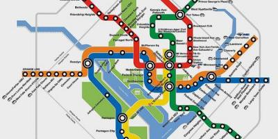 Metro Dc, bản đồ, kế hoạch