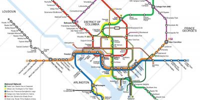 Washington giao thông công cộng bản đồ
