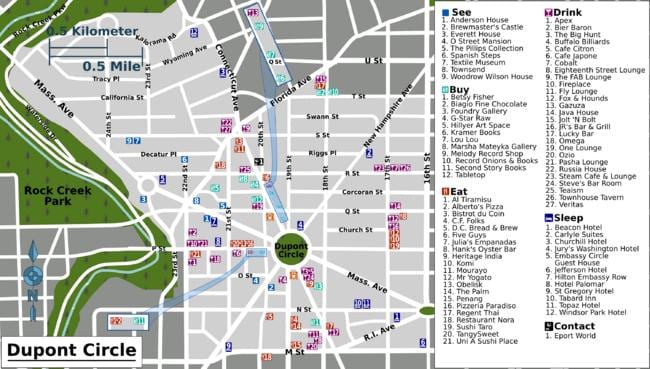 dupont circle dc bản đồ
