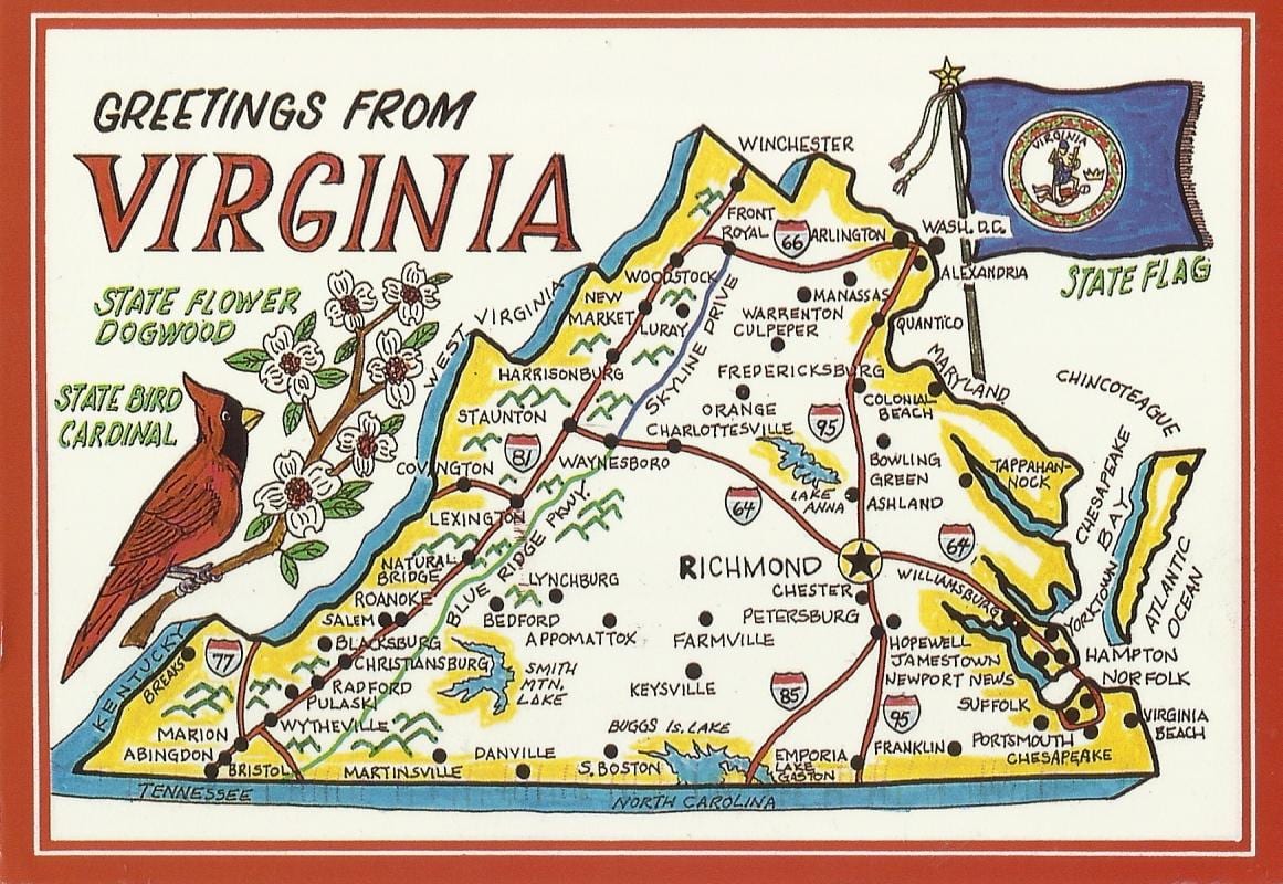 washington dc virginia bản đồ