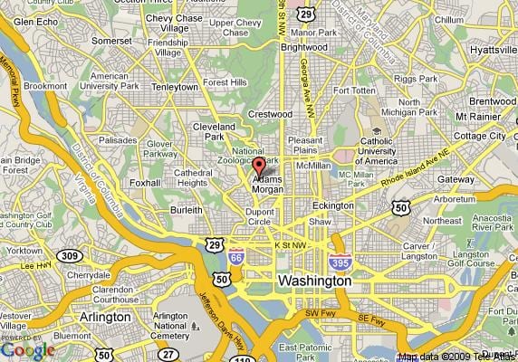 kalorama washington dc bản đồ