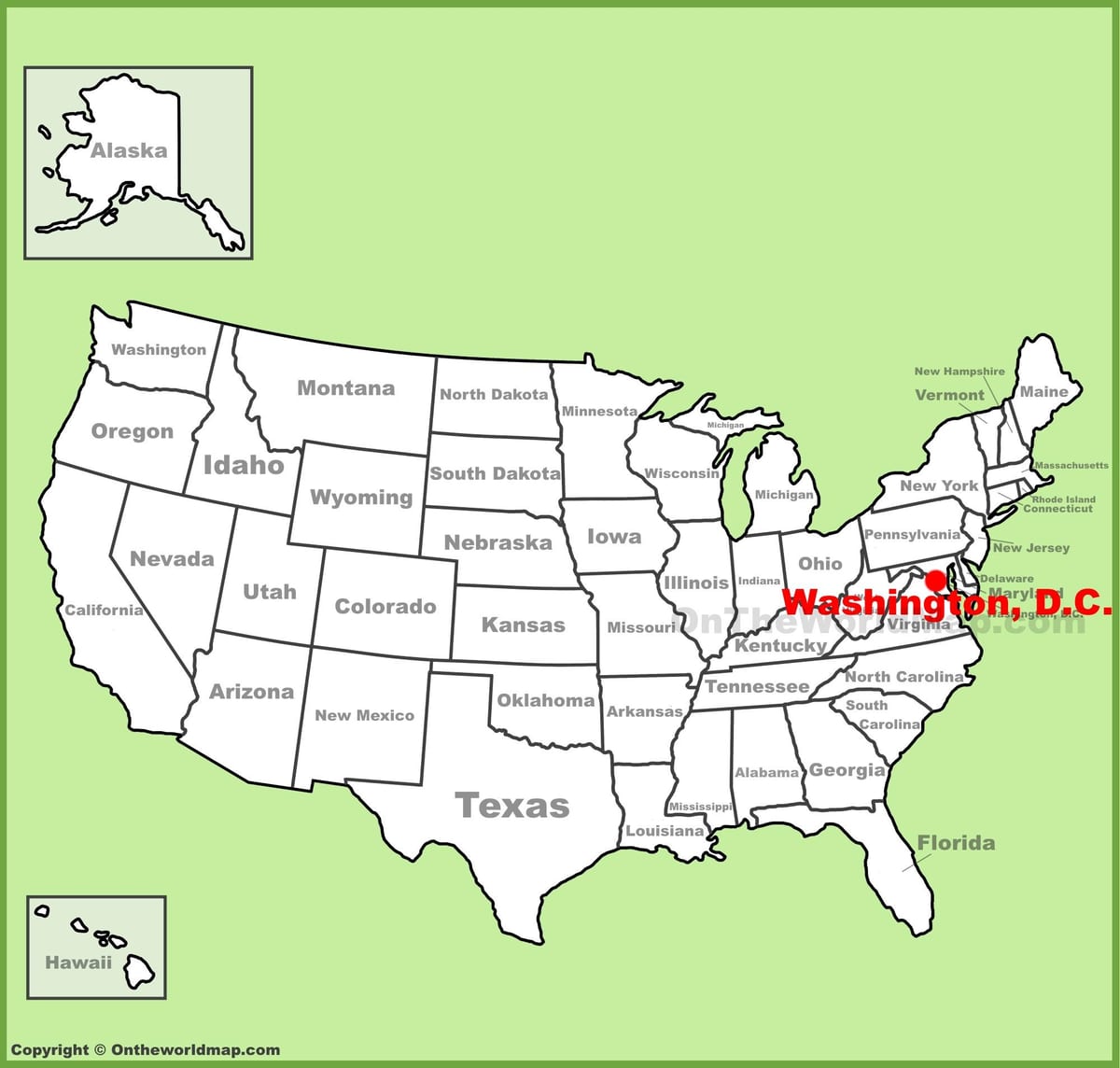 washington dc bản đồ chúng tôi