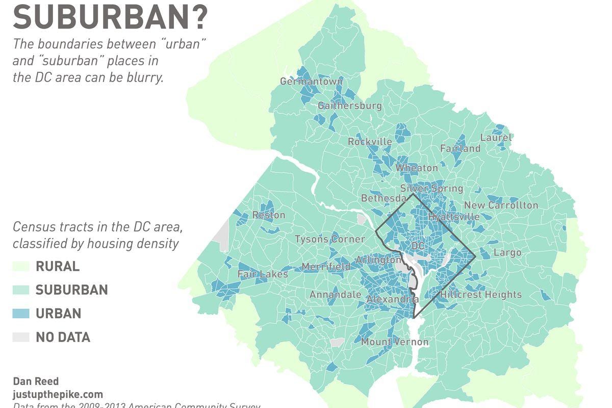 dc ngoại ô bản đồ