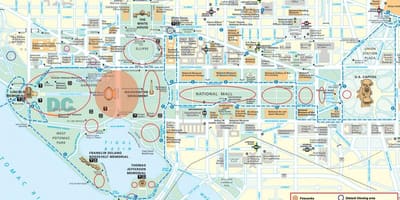 Bản đồ đồi capitol nhà trắng
