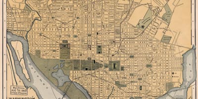 Bản đồ cũ washington dc