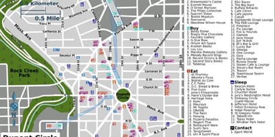 Dupont circle dc bản đồ