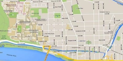 Bản đồ của georgetown washington dc