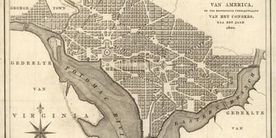 Bản đồ của lịch sử bản đồ của washington dc
