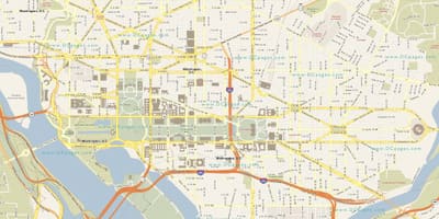 Chi tiết và bản đồ của washington