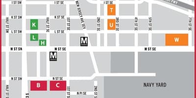 Washington dc đậu xe bản đồ