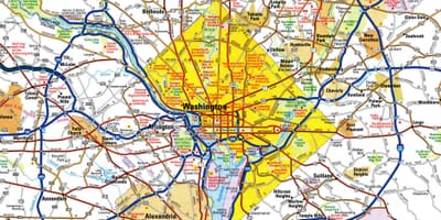 Washington dc bản đồ đường