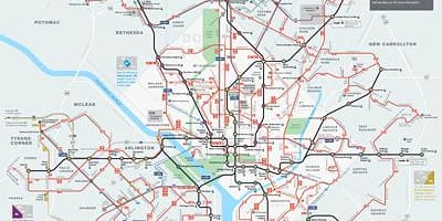 Metro Dc, bản đồ