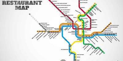 Bản đồ của washington dc nhà hàng