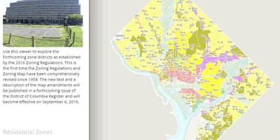 Washington dc quy hoạch bản đồ