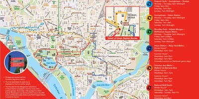 Washington dc tuần hoàn bản đồ