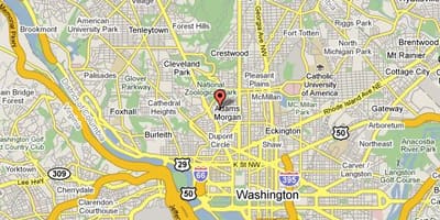 Bản đồ của kalorama washington dc