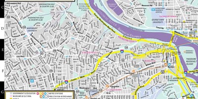 Bản đồ của đường phố washington dc