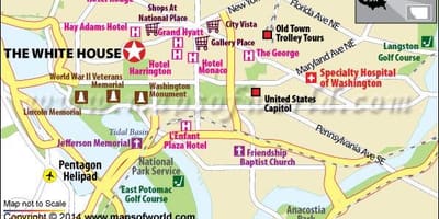 Nhà trắng dc bản đồ