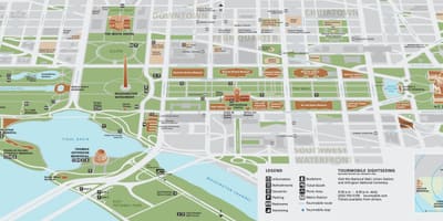 Washington capitol bản đồ