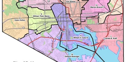 Bản đồ của washington dc quận