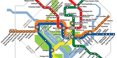 Wa metro dc bản đồ