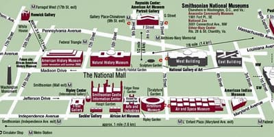Washington dc tòa nhà chính phủ bản đồ
